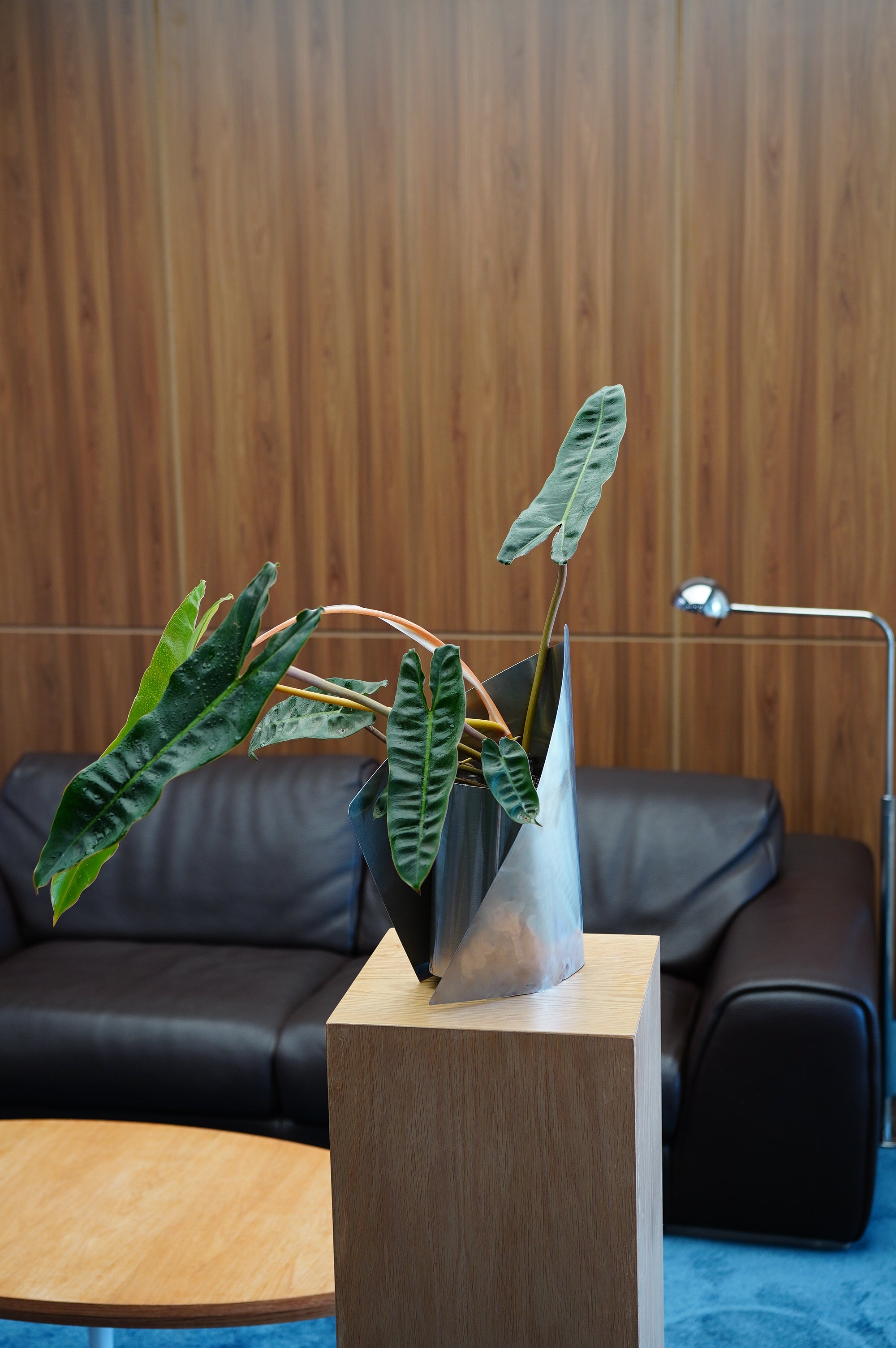 FOLD VASE WITH PLANT 001